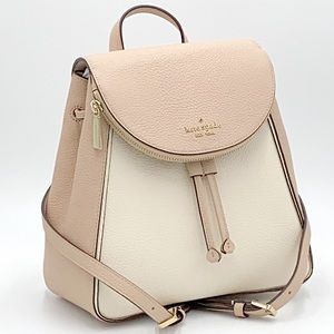 KATE SPADE LEILA COLORBLOCK MEDIUM FLAP BACKPACK